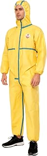 ACSUSS Unisex Protective Hoodie Coveralls Waterproof Full-body Jumpsuit for Lab Transport Spraying Paint