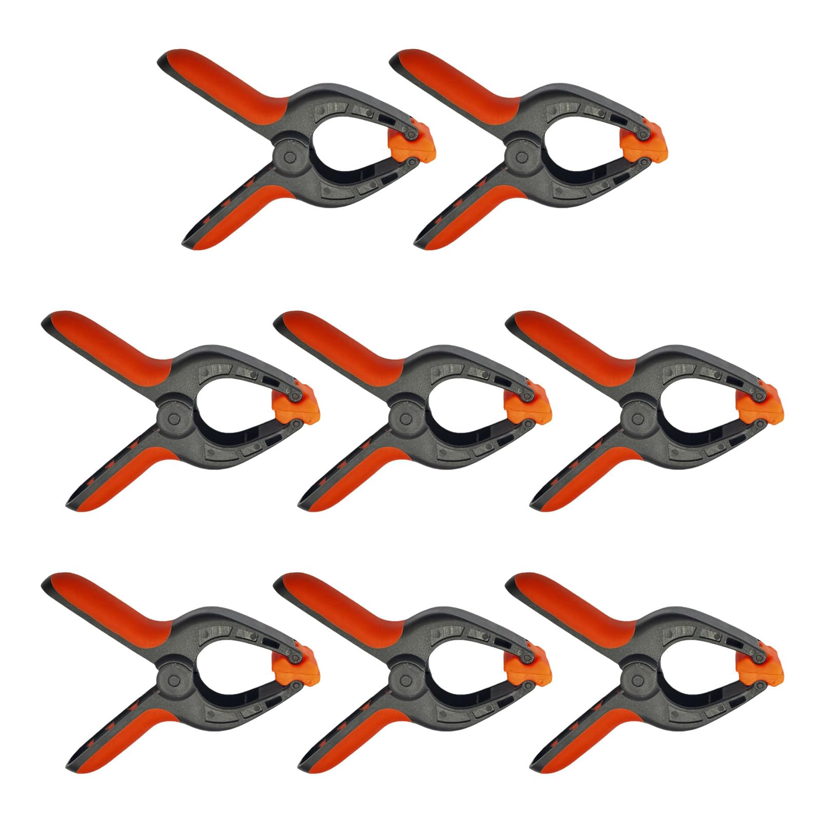 Lsttbo Multicolor 8Pcs Fixing Middle Frame Bracket Clamping Pliers Woodworking Spring Clamp For Phone Enduring Toggle Clamps Wood Fixing Tool Photo Studio Background Pipe Clamp