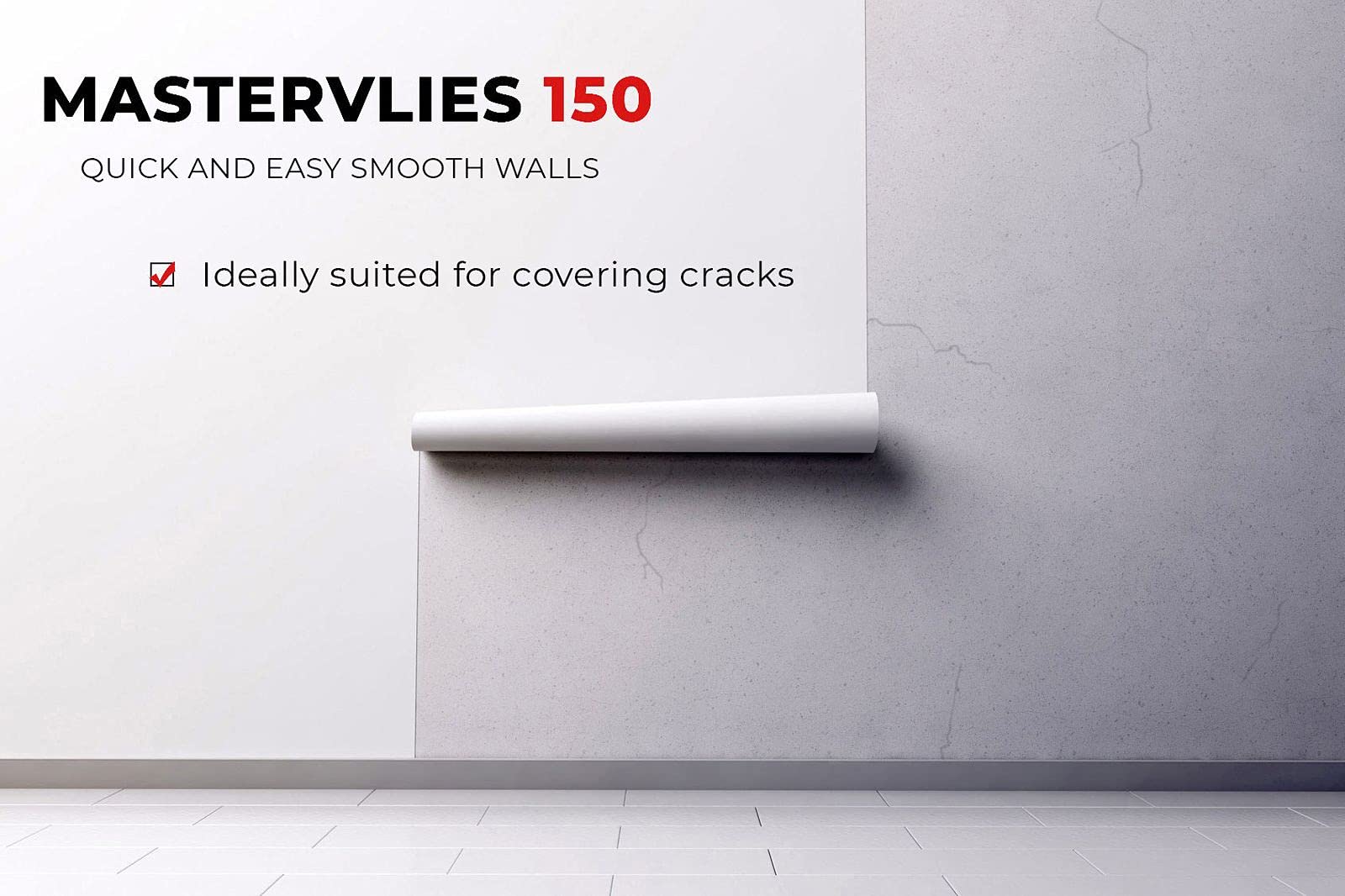 8x Glattvlies Renoviervlies Tapete Mastervlies Expert 150g | 150m²