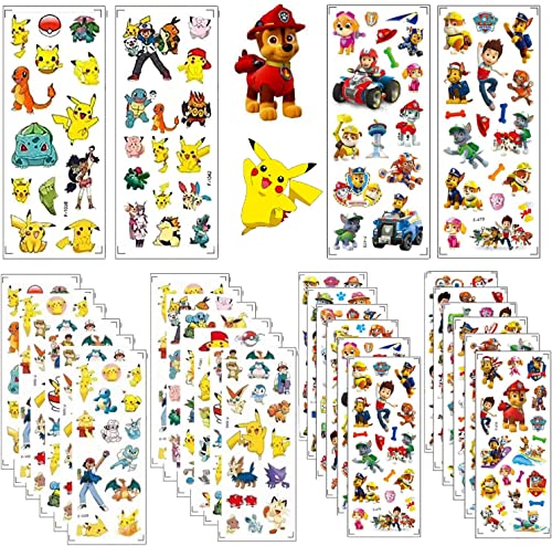 SLINGDA Autocollants pour enfants, 24 feuilles 3D pour enfants, autocollants en relief 3D pour garçons et filles, récompense,Cadeau d'anniversaire d'enfant,Cadeau d'invités,DIY,Décoration de cadeau Cover