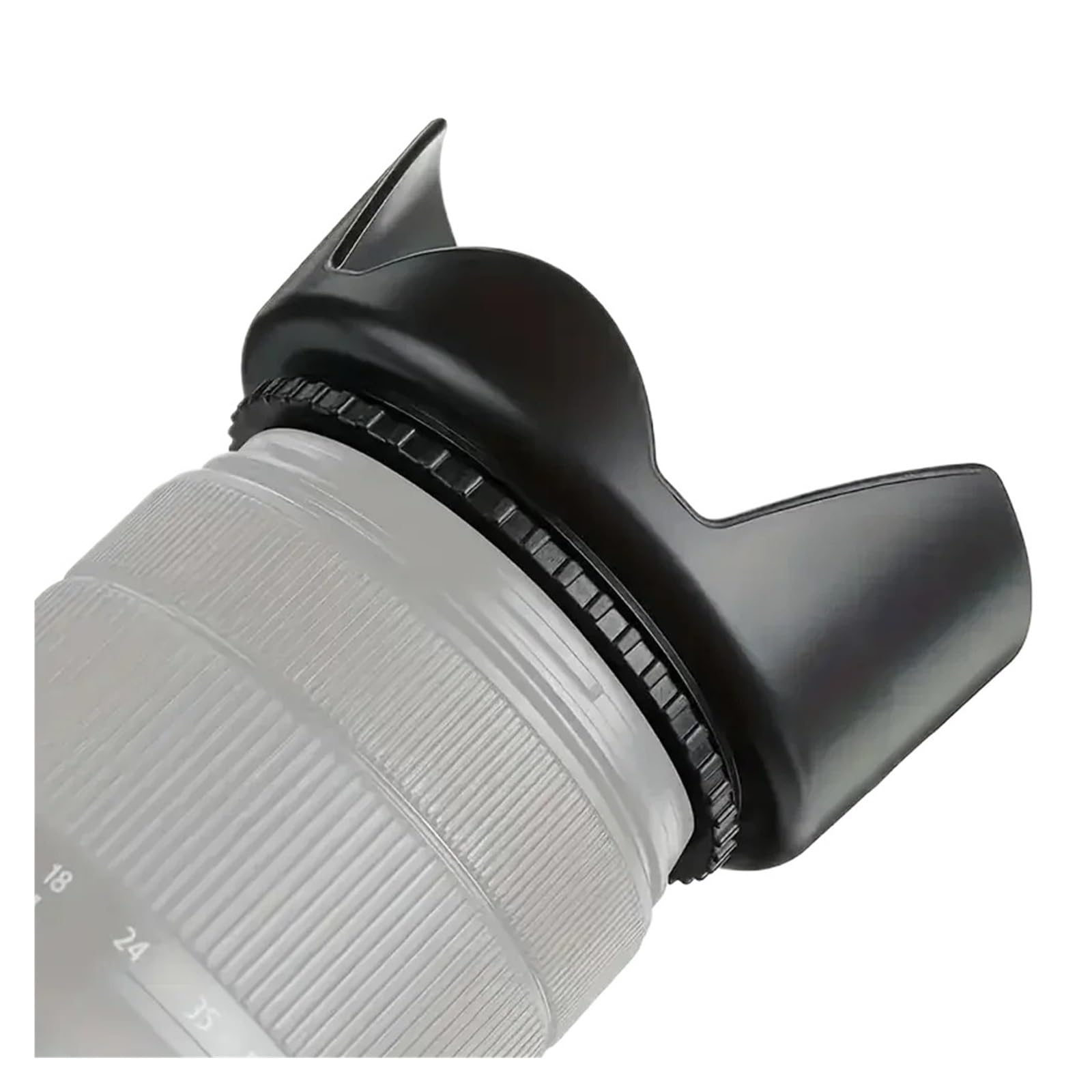 Paraluce For Fotocamera, Compatibile Con Canon, Paralume Protettivo For Fotocamera DSLR SLR(82mm,B)