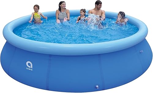 DIMAR GARDEN Piscina inflable de 6 pies x 29 pulgadas, para exteriores, redonda sobre el suelo, para niños o adultos, familia de césped en el patio