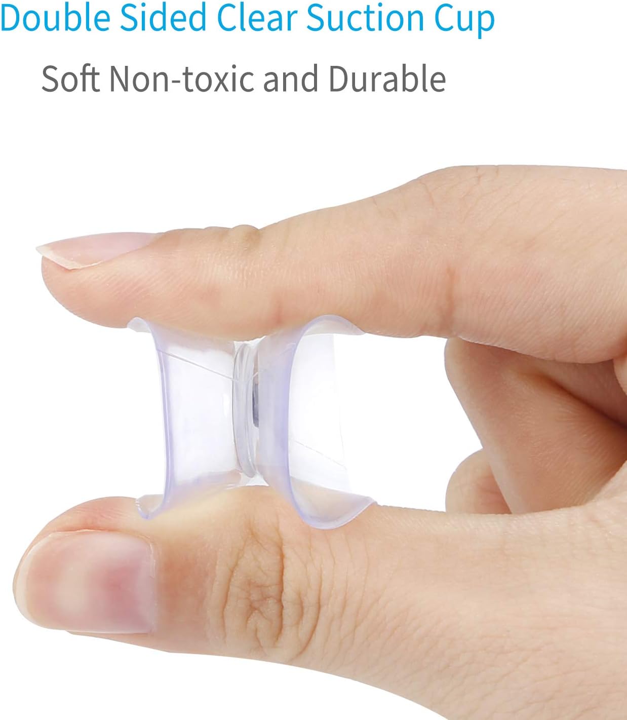 Buy Pawfly Pack Double Sided Suction Cups 1 2 Inch Clear Pvc Plastic Sucker For Glass Table Mirror Online In Turkey B08mf2yb14