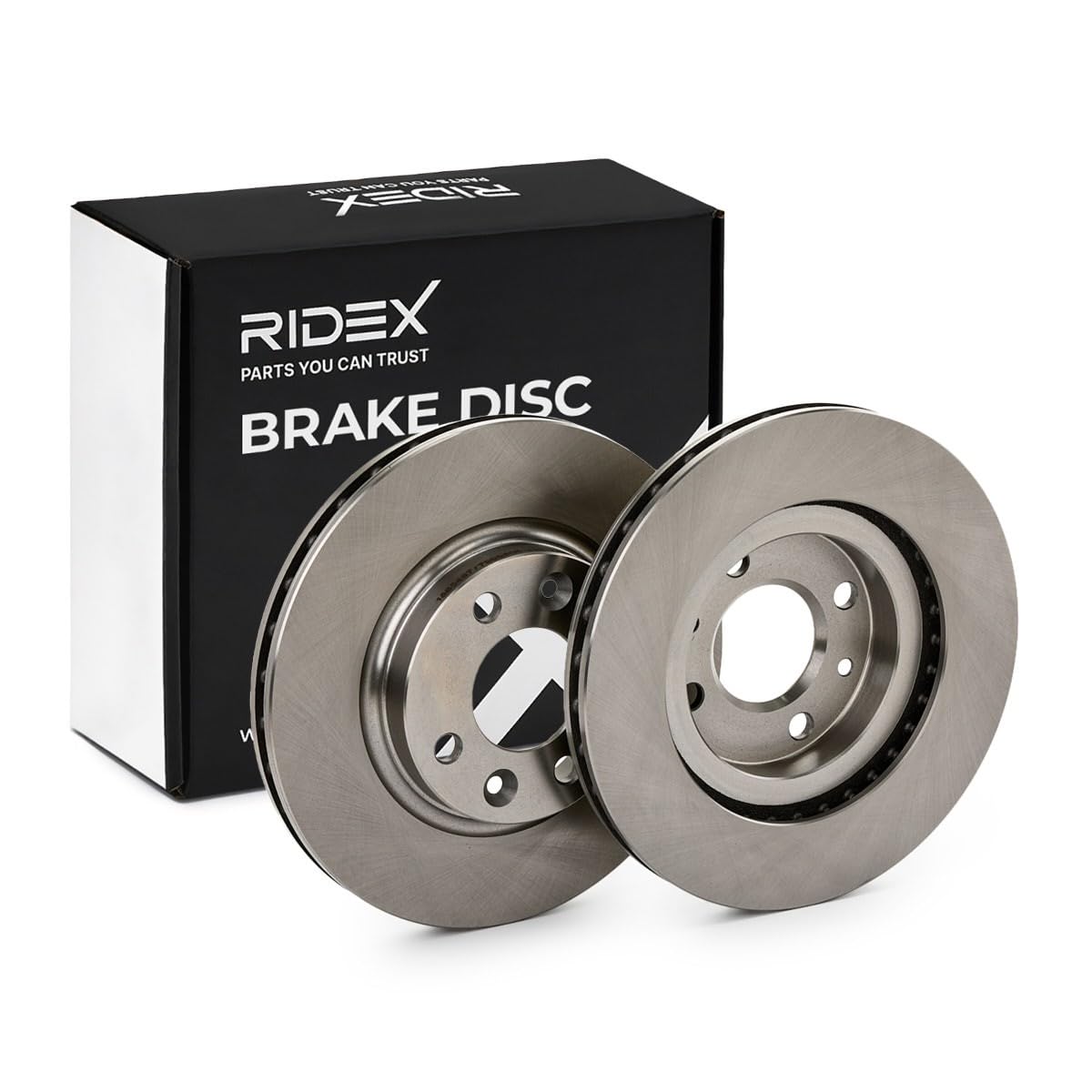 RIDEX 82B0631 2x Disco freno Anteriore senza viti/bulloni Compatibilità con RENAULT Clio 4 Hatchback BH