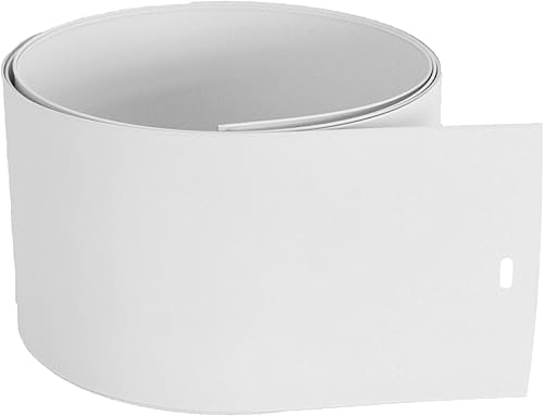 Miniatura 8 de DALIX Listones de repuesto verticales de PVC curvados color blanco liso 465 x 35 paquete de 20