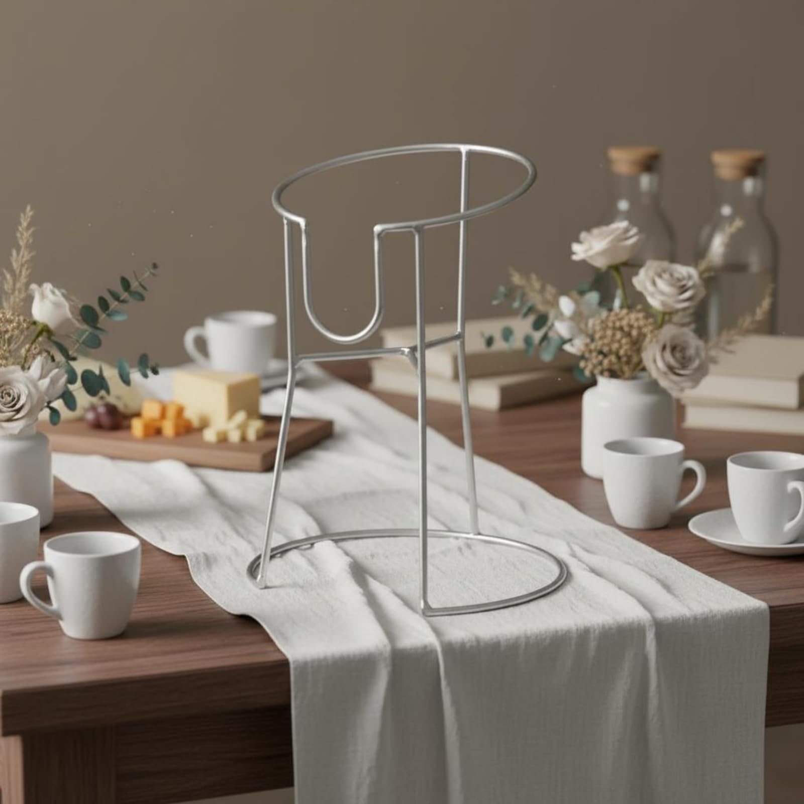 Soporte de Recipiente de Bebidas Fermentación Barril Cerveza Base Metálica Estructura de Hierro Apertura , Soporte De Malla Negro De 4L