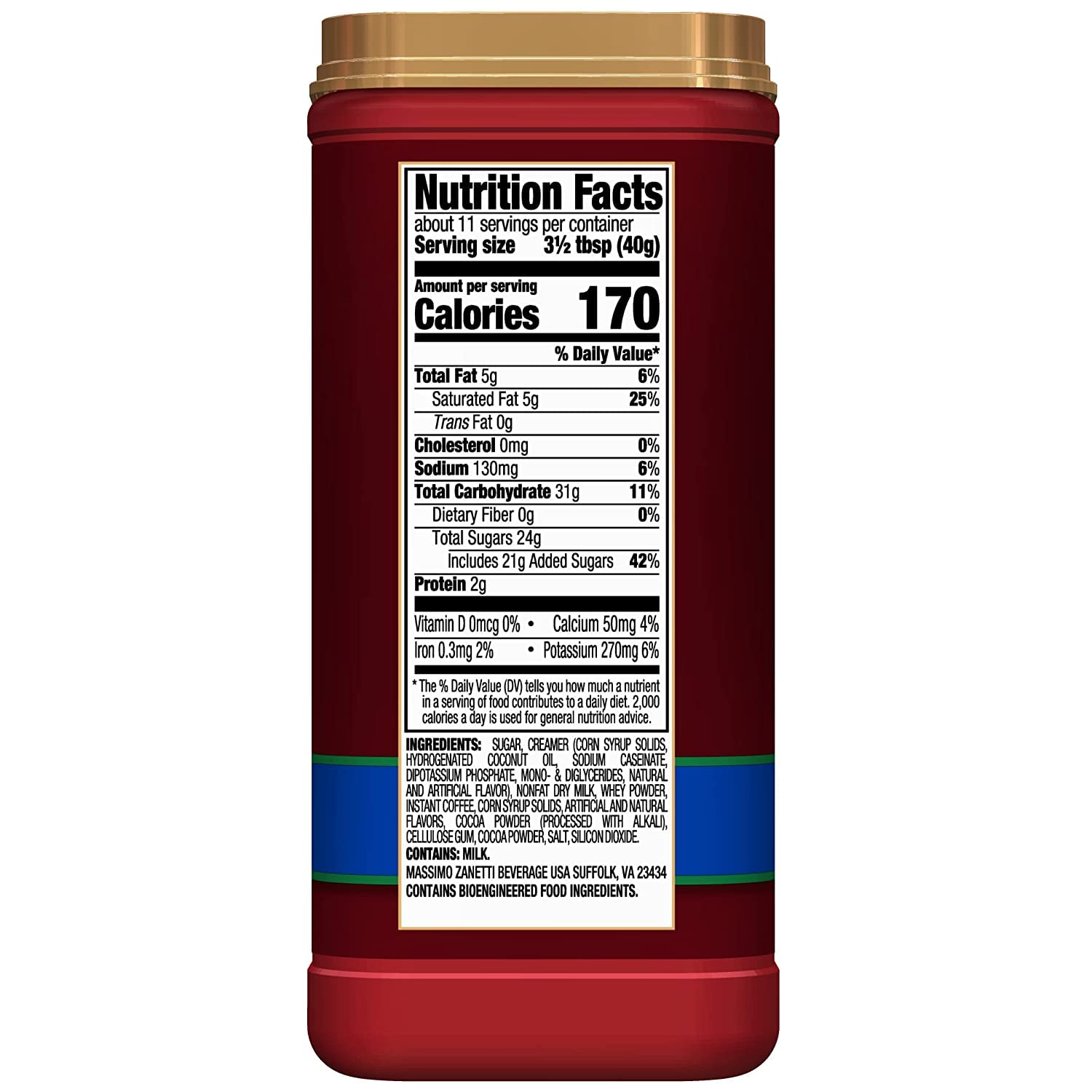 Hills Bros Decaf French Vanilla Cappuccino Mix, Easy to Use, Enjoy Coffeehouse Flavor at Home-Decadent with Sweet Notes and No Caffeine, 16 Ounce (Pack of 1)