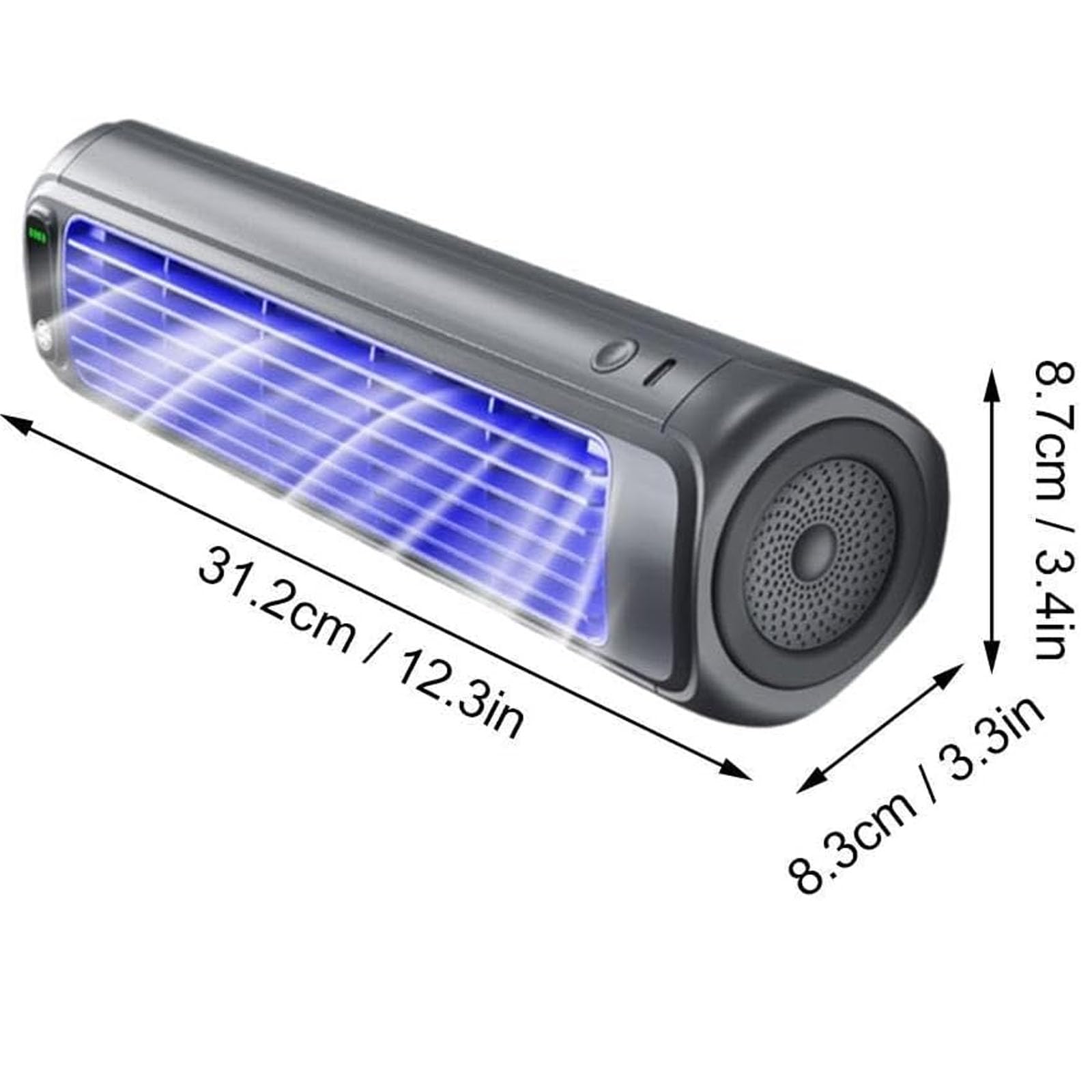 Migilife Refroidissant Ace, Sherum/Graddi/Yifare/Libiyi/Pubyfun Cooling Ace Portable Air Climatiner, Shirem Cooling Ace, Relaxix Cooling Ace 3 Vitesses, Fan De Refroidissement Gray