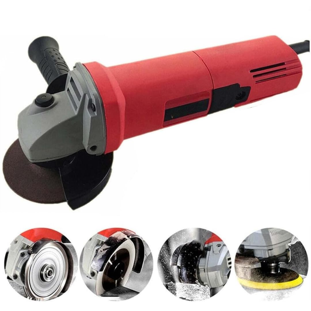 Smerigliatrice Angolare 1000 Watt+ Saldatrice Inverter Mini MMA 400A, Compatta, Potente, con Tecnologia IGBT, VRD, Display LED, per Elettrodo e Lift TIG,Kit Professionale.