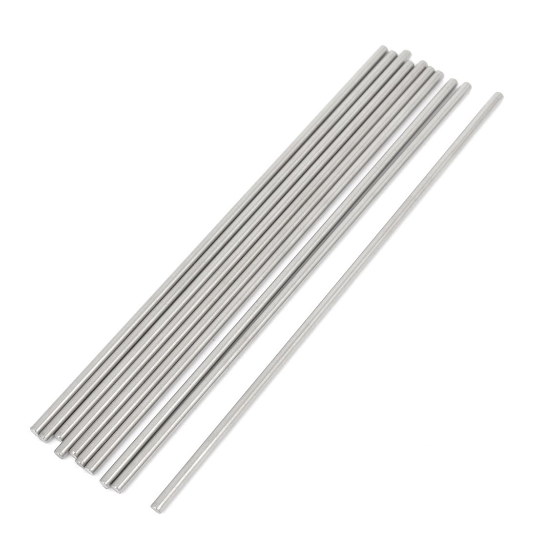 UxcellSourcingmap 10 Pcs RC Airplane Model Part High Speed Steel Round Rods 3mm x 150mm