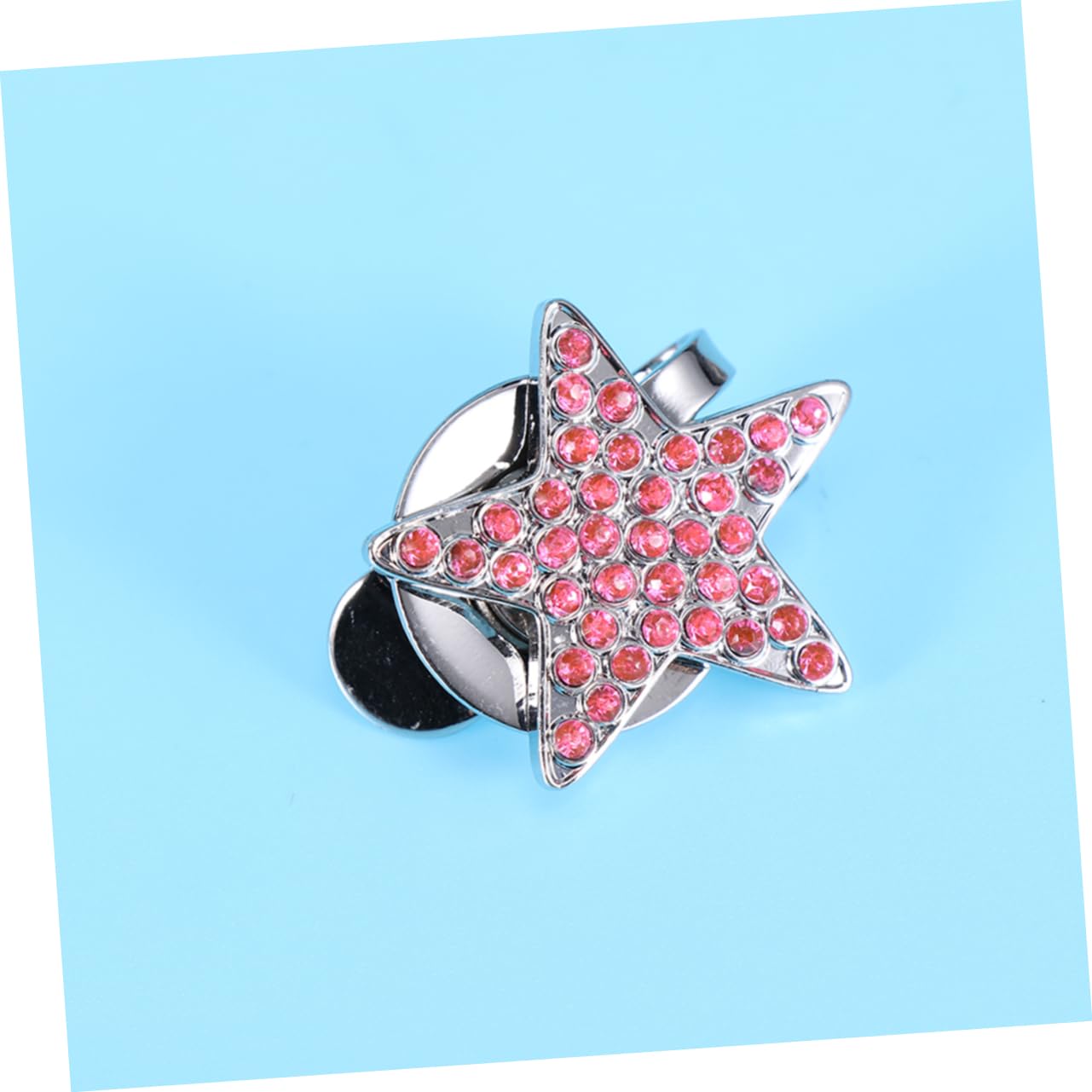 3 Stück Elegante Clip-Marker Aus Metall Hut-Clip-zähler Für Golfer Stilvolle Strasssteine Passt Auf Hüte Gürtel Und Taschen
