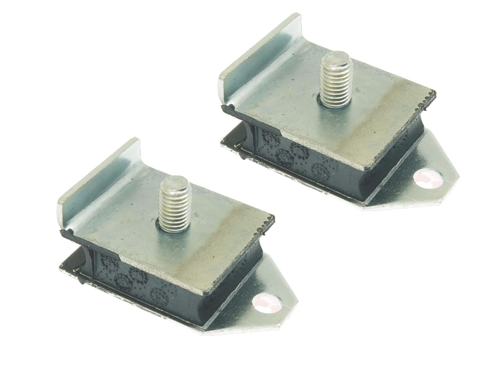 CifFerrigno Kit 2 Supporto Motore Elastico Perno Con Filetto Da 10mm Compatibile Con PIAGGIO APE P 50 - TM P 50 - FL / FL2 50 -FL3 EUROPA 50 - MIX 2T 50 - RST MIX 50 -APE 50 -APE 250