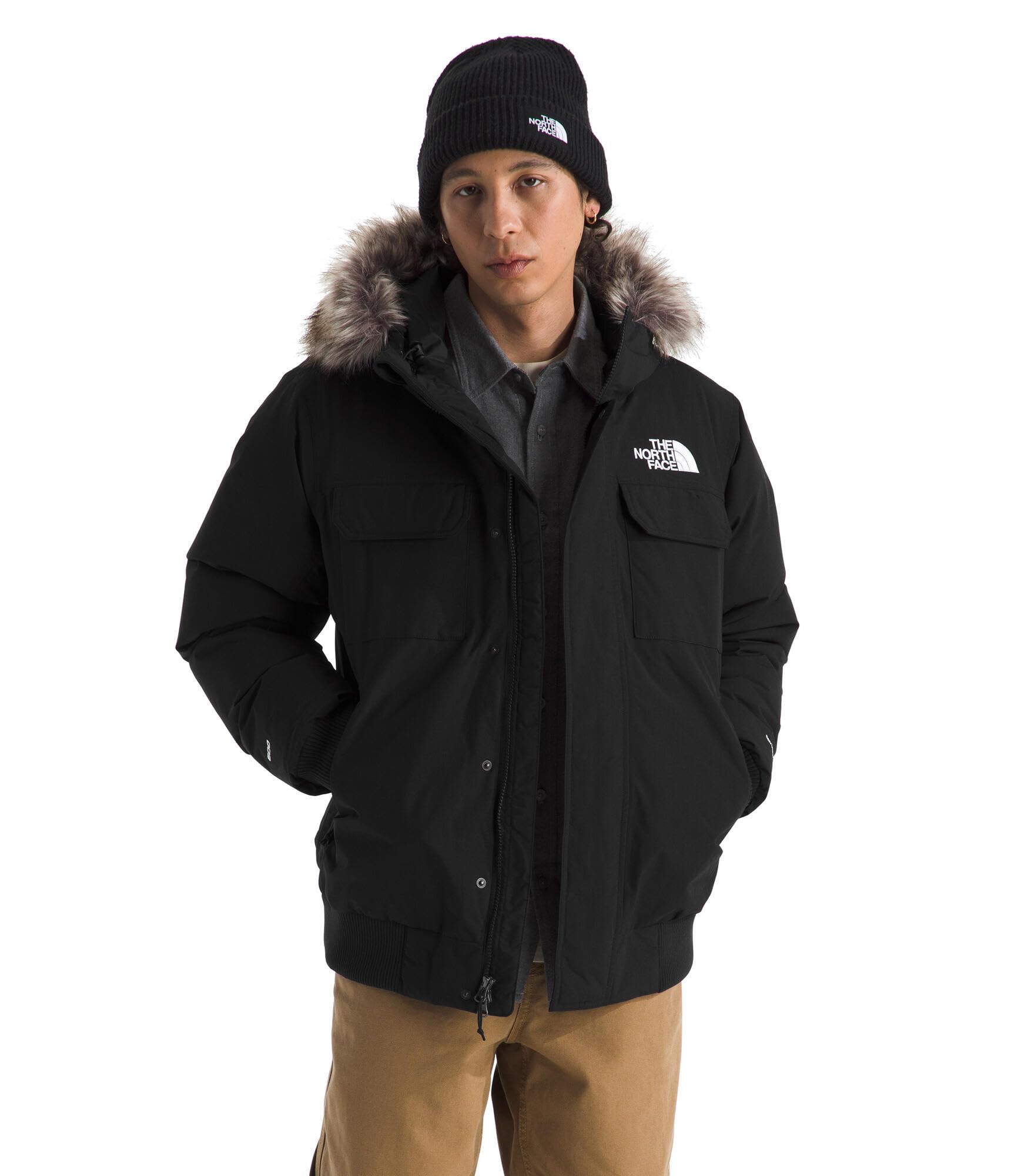 THE NORTH FACE Men's McMurdo Bomber Jacket | Waterproof, Waterfowl Down Insulation, Hooded Jacket