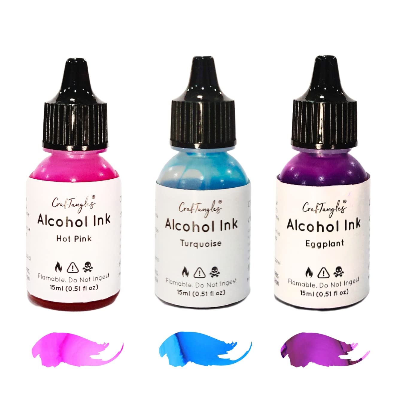 CrafTanglesCrafTangles Alcohol Ink Set - Stunning Galaxy (15 ml Each)