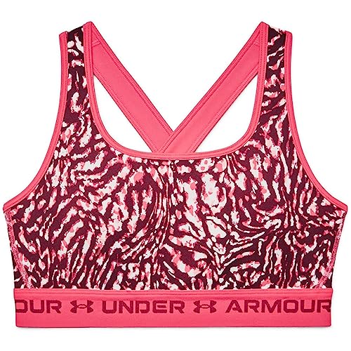 Image of Under Armour Cross-Back Mid Impact Bra