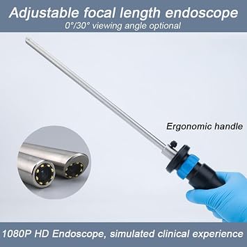Soft Pneumatic Abdomen Bionic Box Laparoscopic Surgery Simulation Training Box with HD 1080P Endoscope 10 Training Modules Thoracic Surgery Trainer
