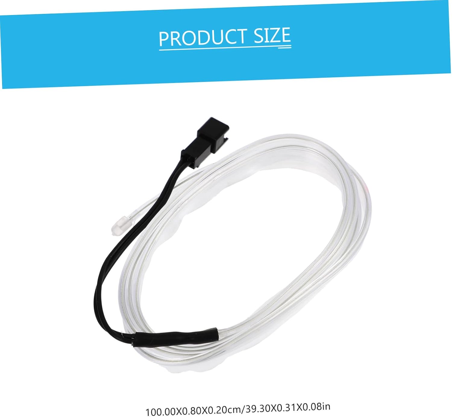 PRETYZOOM 5pcs Neon Light Wire for Christmas Flexible Led Decorative Rope Light for Car Interior Clothing Outdoor Signs and Stage Designs Battery Box image 4