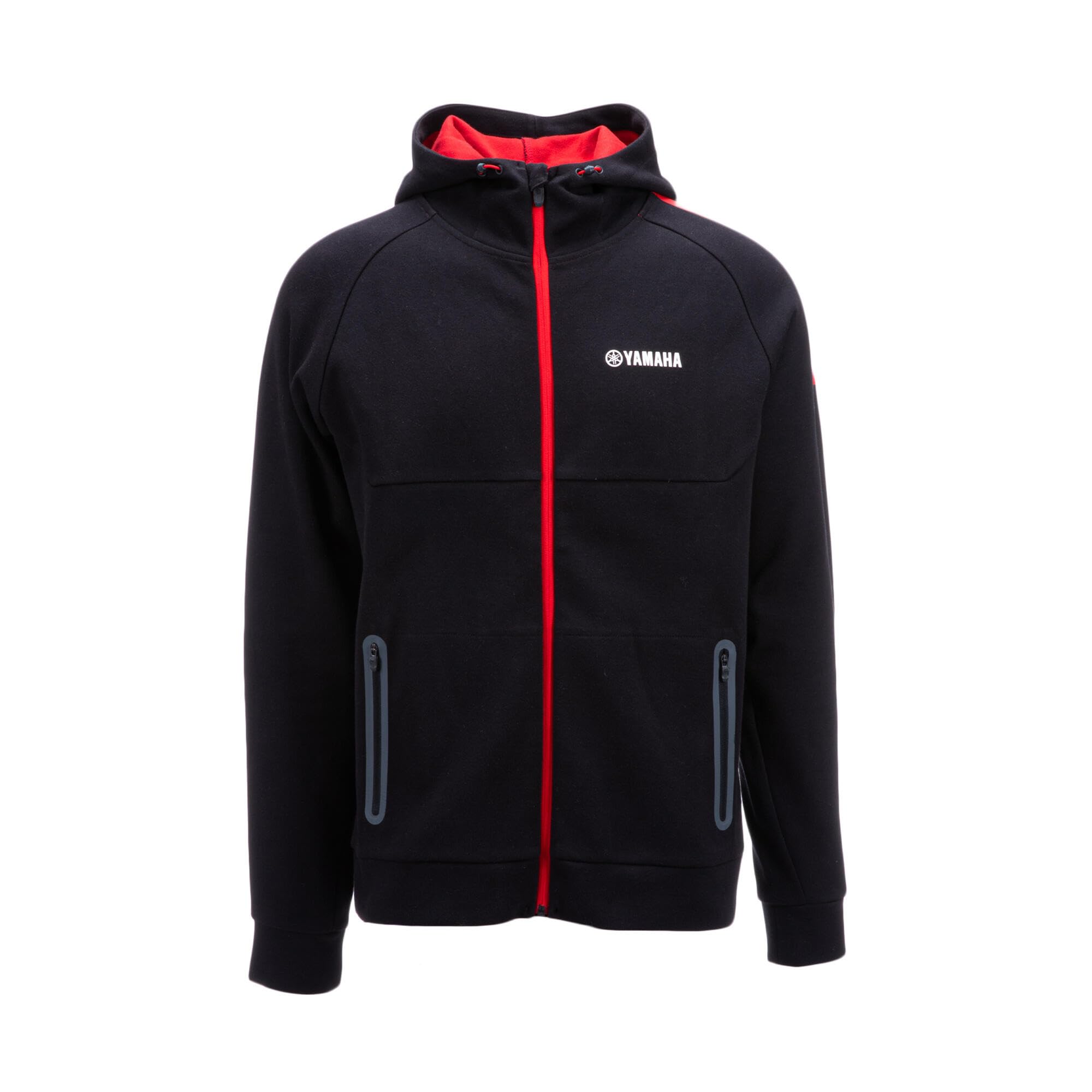 Yamaha Men's Black Durban Hooded Sweatshirt Jacket (Uk, Alpha, L, Regular, Regular)