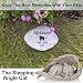 AOTOPYU Katze Hund Engel Haustier Denkmal Grab Marker Tribut Statue, Deko Gedenken Tier Garten Statue, Polyresin, Gedenkstein , Hundeengel-Gedenkstatue erinnert