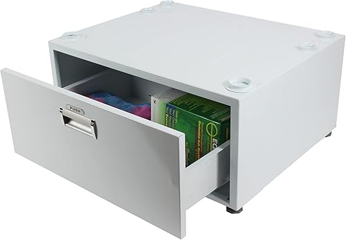 Miniatura 14 de Equator - Pedestal de lavandería con cajón (negro) Negro -,Blanco,Merlot,plateado,Gris tormentoso,https://www.amazon.com/dp/undefined