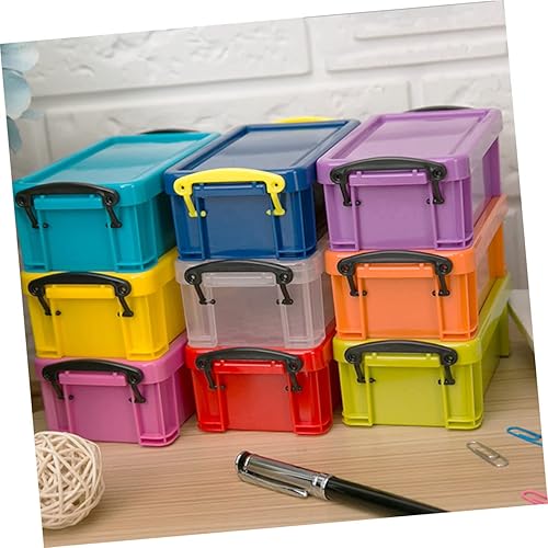 Miniatura 8 de Alipis Caja de almacenamiento de plástico para llevar, 3 unidades, mini contenedores de plástico, caja organizadora de plástico, contenedor de