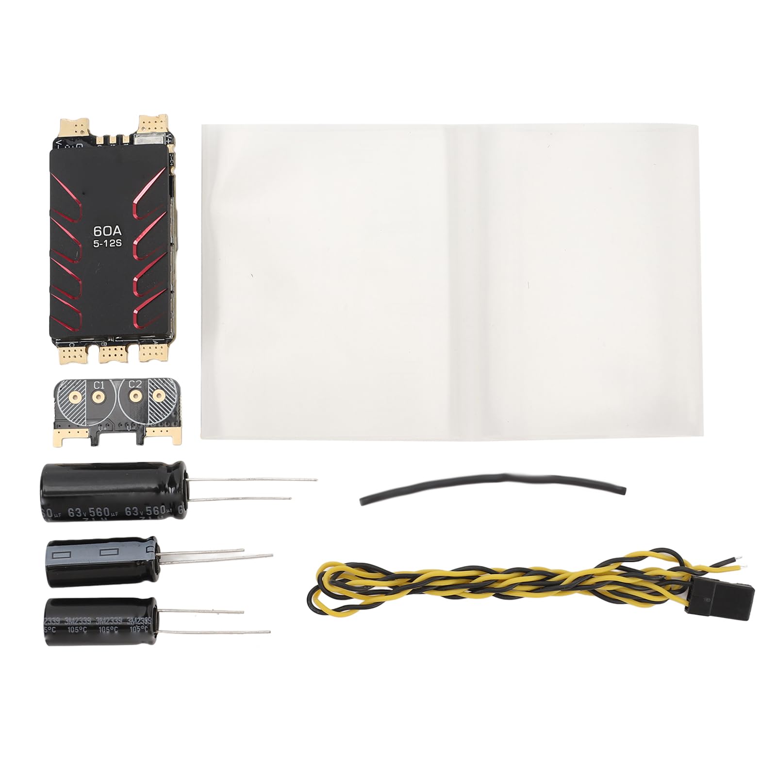 Socobeta 60A Bezszczotkowy ESC 5-12S z Wieloma Zabezpieczeniami dla RC FPV Racing Drone 64MHz 32-bitowy Kontroler