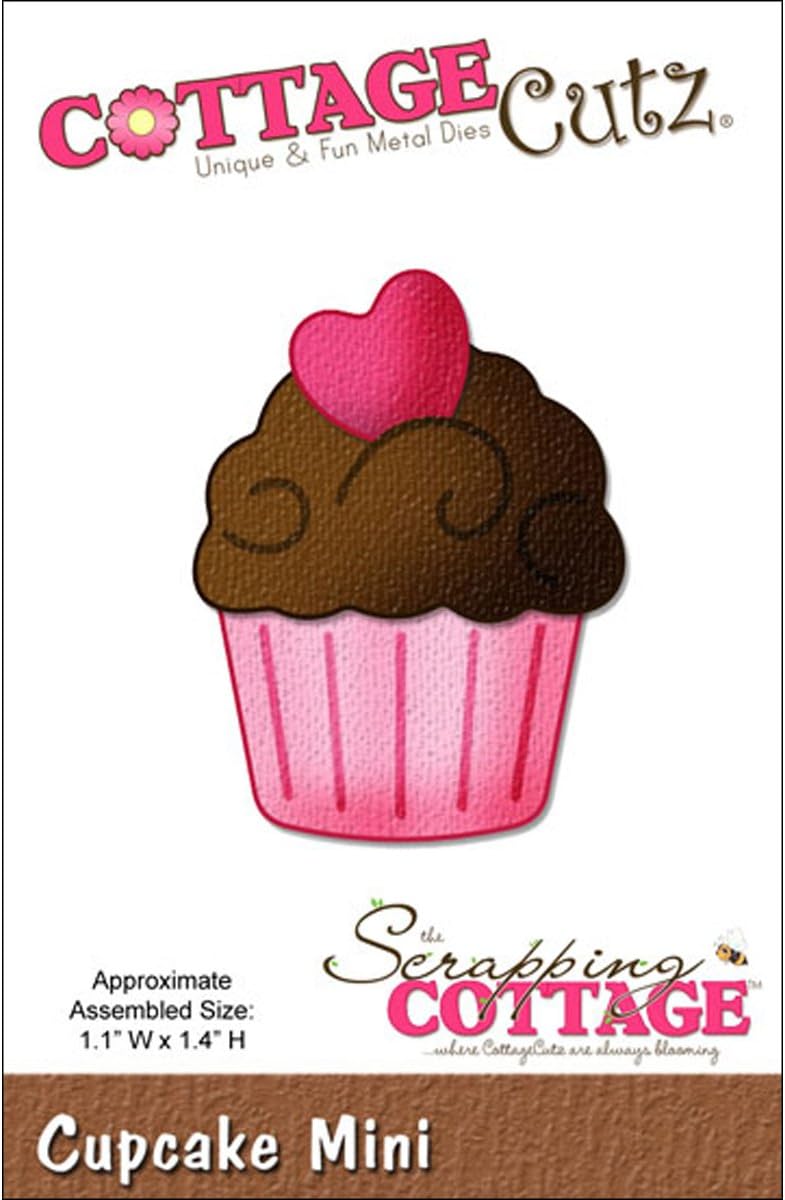 CottageCutz Mini Die 1.75"X1.75"-Cupcake Made Easy