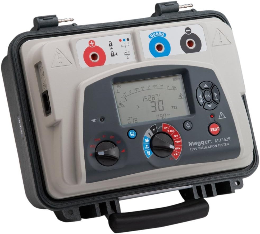Megger 1002-907 MIT1525 UK 15kV Insulation Tester
