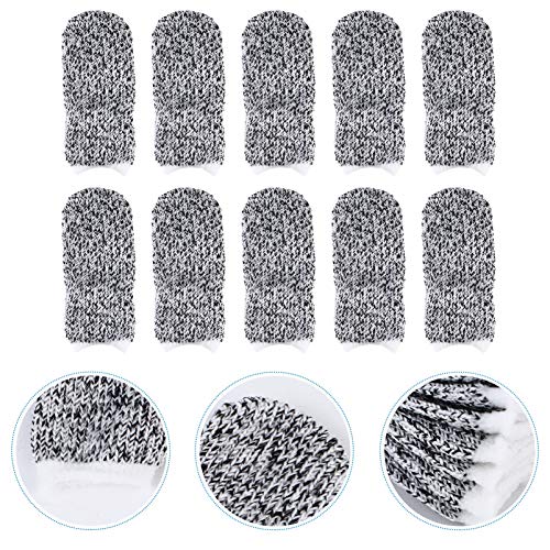 Healifty Resistente Ao Corte Dedo Dedeiras Luvas Dedo Protetores Guardas para O Trabalho Na Cozinha