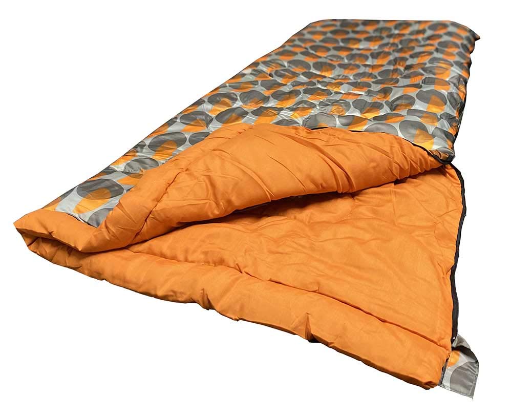 OLPRO Dark Moon Large Adult Sleeping Bag 3 Season with Warm Brushed Cotton Lining Comes with Storage bag