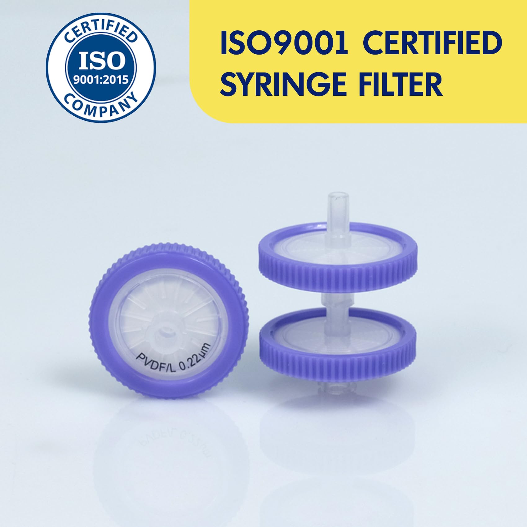 Niet-steriel Spuitfilter 100 Stuks 100 Stuks PTFE Spuitfilters Hydrophilic 0 ,22 µm Poriegrootte, 13 Mm Membraandiameter, Laboratoriumspuitfilters Voor De Biomedische Wetenschap, Roze Niet Steriele Filter