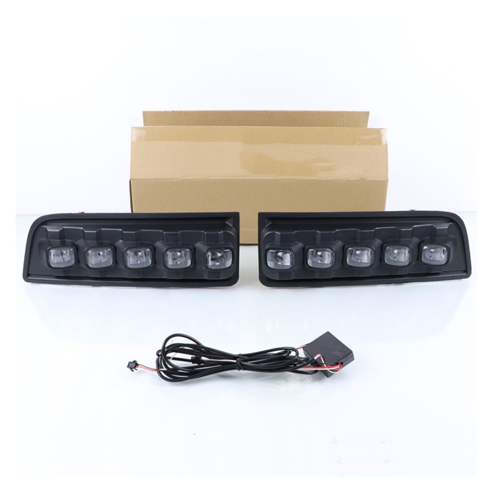 Fendinebbia Decorazione Auto Luce LED DRL Daylamps Per 4Runner 2010-2013 Indicatori Di Direzione Gialli Luce Di Marcia Diurna Copertura Per Automobile