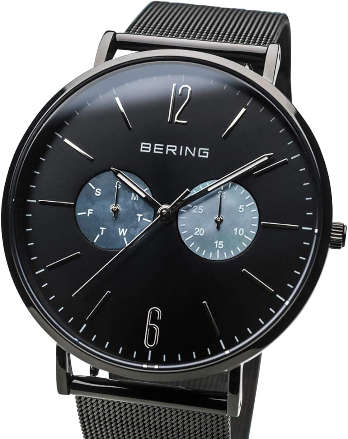 Unisex Analogico Quarzo Classic Orologio con Cinturino in Acciaio inossidabile Cinturino e Vetro zaffiro 14240-123