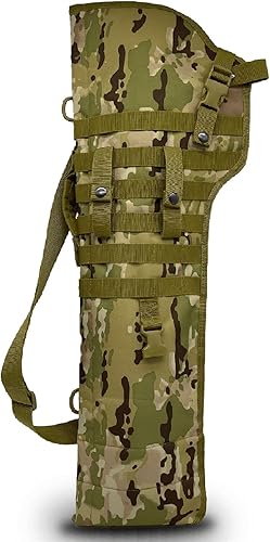 Miniatura 2 de Silfrae Escopeta táctica vaina táctica rifle táctico vaina escopeta bolsa de hombro