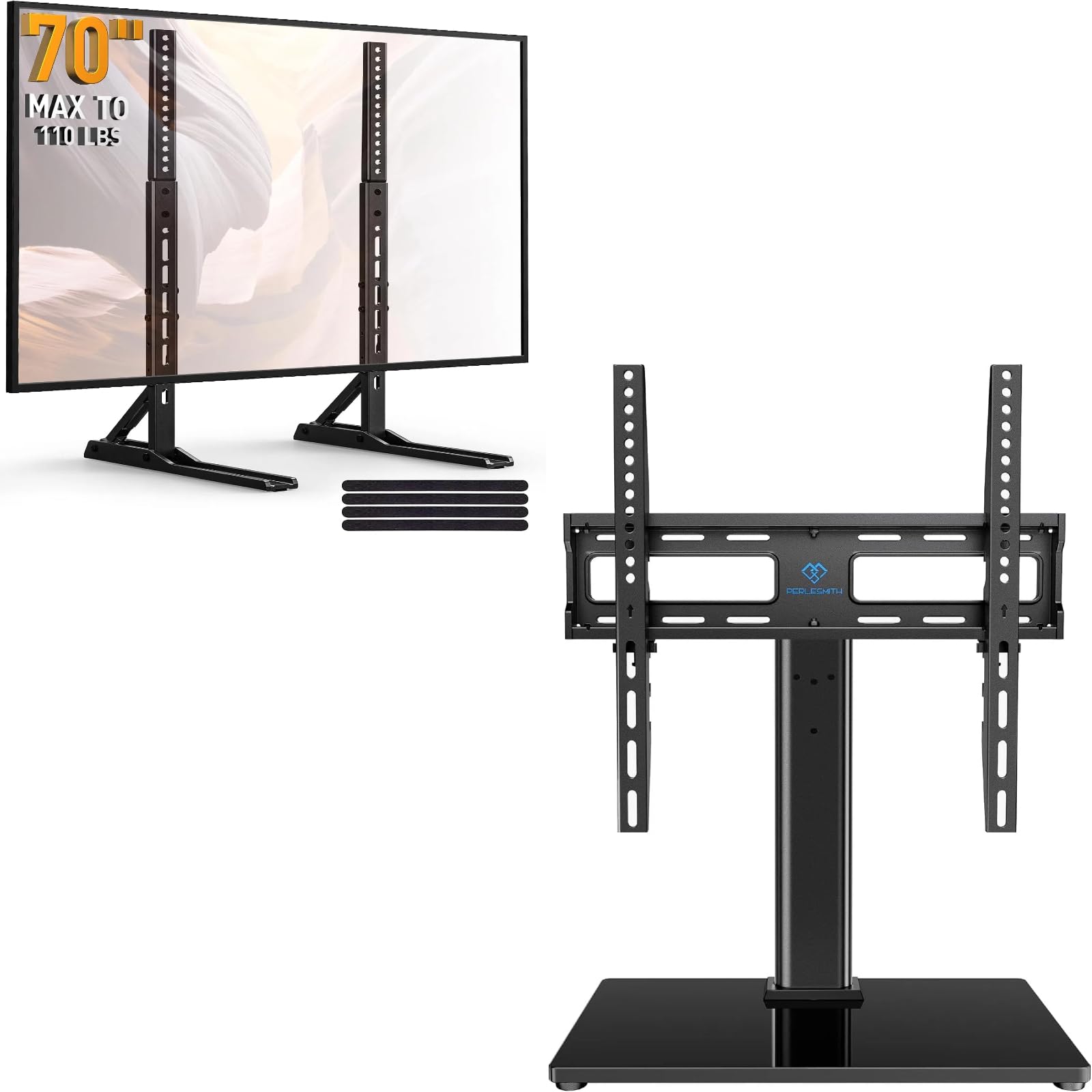 Amazon.com: PERLESMITH Universal TV Legs for 22-70 Inch TVs Holds