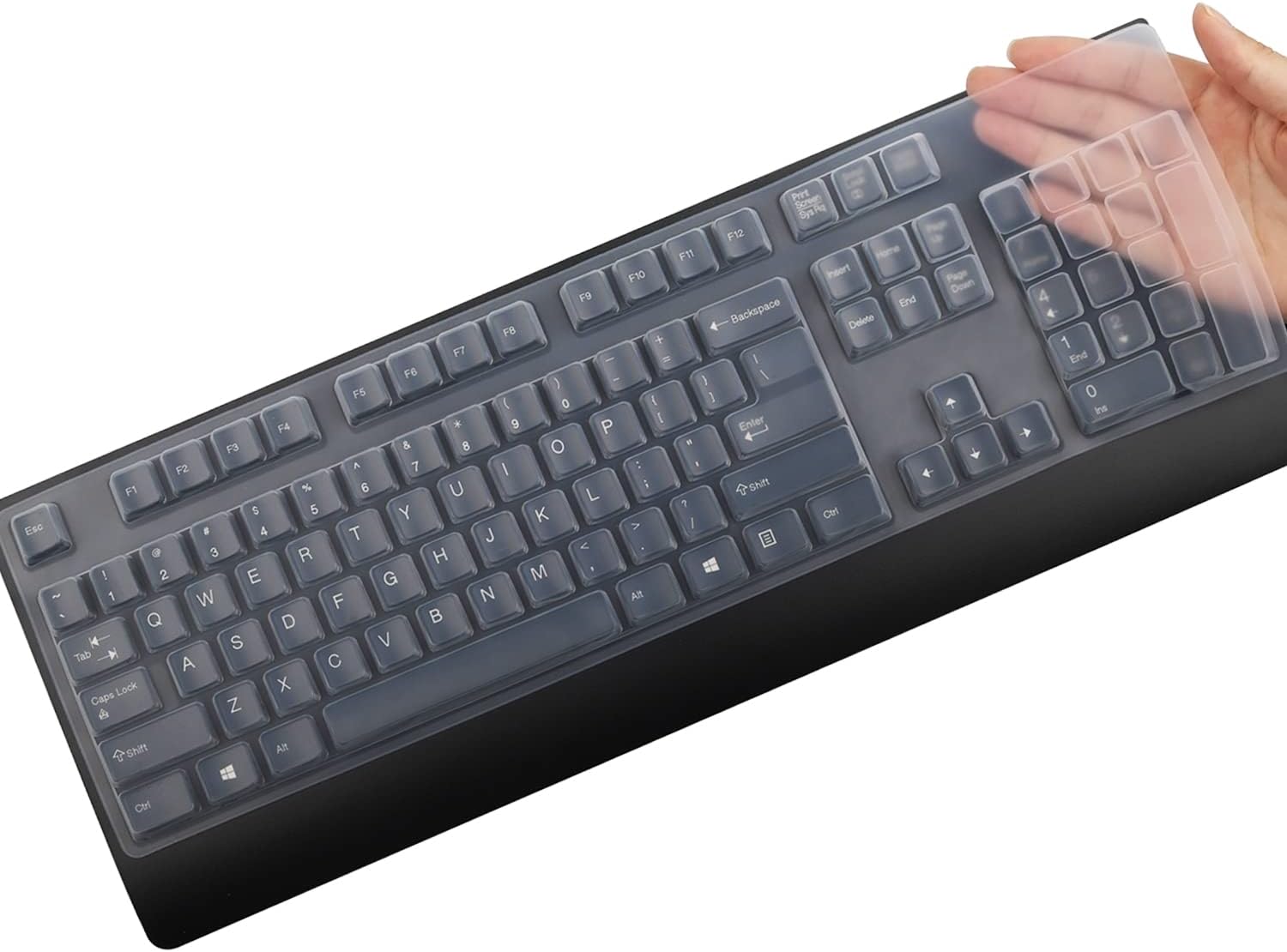 Keyboard Cover for Lenovo Preferred Pro & Preferred Pro II Wired Keyboard 4X30M86879 4Y9400 73p5220 US 41A5289 54Y9400 SK-8825/8813/8820/1619/8827/8817 KB-1021/1468 ku-0225 ekb-425a (Clear)
