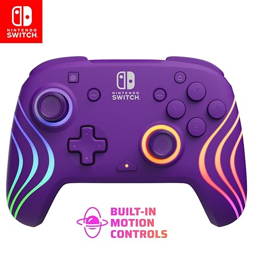 Miniatura 13 de PDP Gaming Afterglow Wave Wireless Nintendo Switch Pro Controller - Officially Licensed, Nintendo Switch 2, Switch Lite/OLED, RGB LED Customization