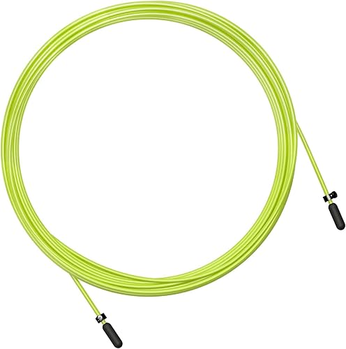 Miniatura 2 de Velites VELITES - Cable de repuesto para cuerda de saltar para crosstraining, fitness y boxeo  PVC amarillo, acero 0.079 in de diámetro  Para