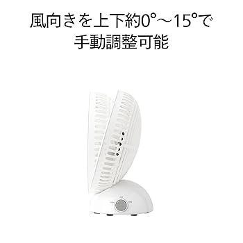 卓上扇風機 ホワイト 風量調整可能 Amazon | TWINBIRD(ツインバード) 卓上ファン デスクファン 3