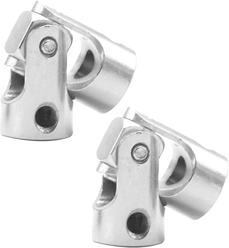 Miniatura 4 de Paquete de 5 conectores de motor de acoplamiento de junta en U universales giratorios para automóvil RC, robot, barco oruga (0.197 in a 0.197 in)