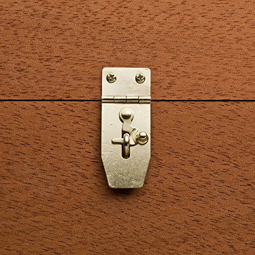 Image of Jewelry Box Hasp w /Swing Latch, Brass, Pair