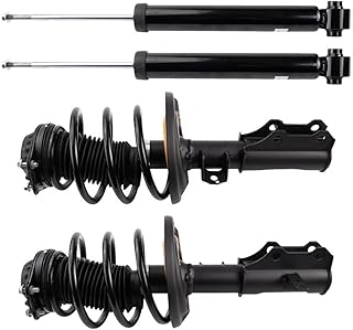 EIOFEVY Shocks Struts Absorber Gas Lift Struts Amortiguador 4pcs Suspension Complete Shock Absorber Strut Set Kit Assembly Front Rear Side 3440073 251380 SKA41589