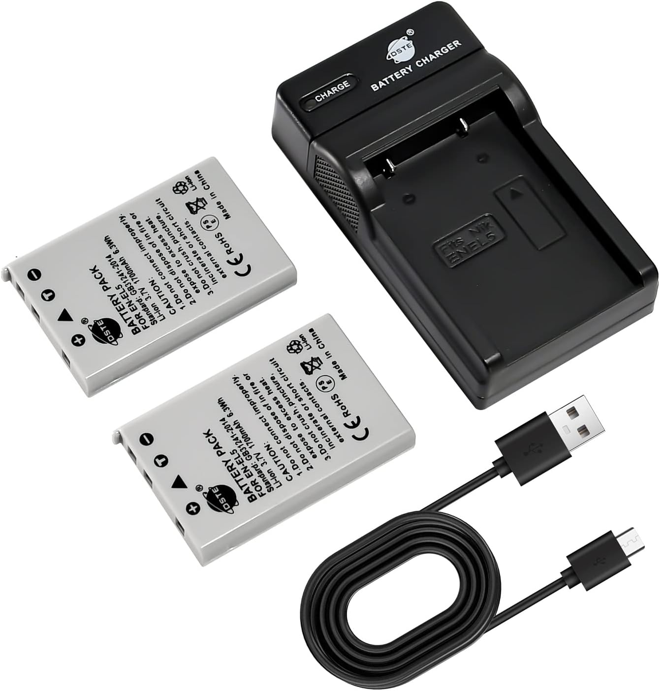 Akku & Ladegerät Set Für Nikon Coolpix P100, P500, P510, P520, P530 – Kompatibel Mit EN-EL5!