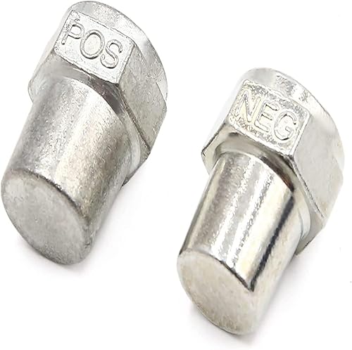 2 adaptadores de terminal de poste de batería negativa positiva para automóvil con rosca hembra de 38 pulgadas (2) disponible en Yaxa Colombia