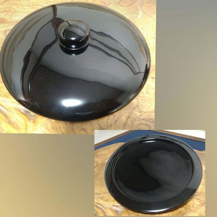 Amazon.co.jp: AC80 輪島塗 菓子器 灯籠型菓子器 蓋付 三脚 木製
