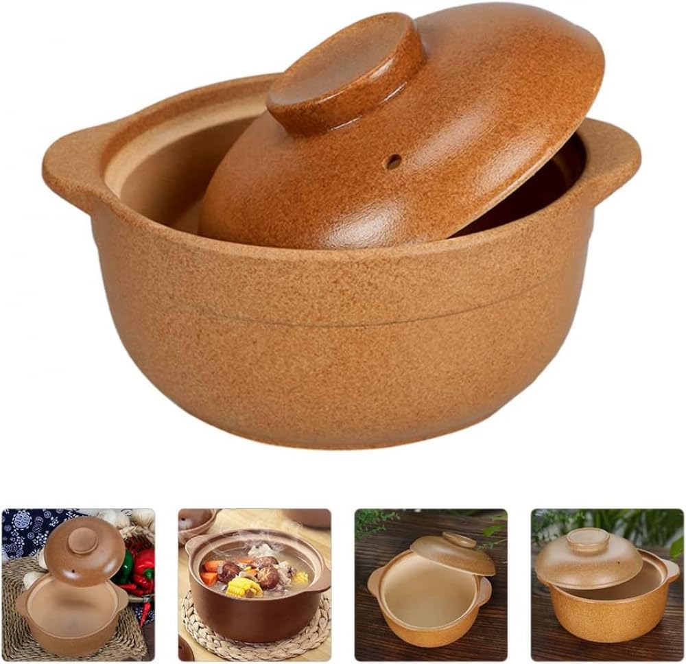 Kochtopf, Topf Auflauftopf Suppentopf Küche Keramik Suppe Kochtopf Herd Schmortopf Haushaltskochgeschirr Keramik Schmortopf Keramik Bräterpfanne Keramik Bibimbap Topf
