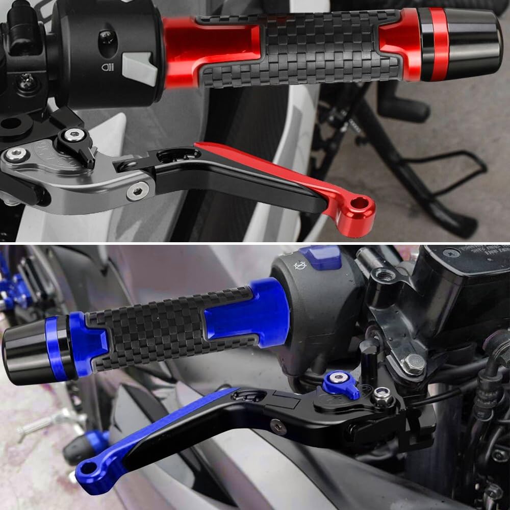 Levier Frein Moto pour Suzuki GSF 600 pour Bandit 1995-2004 Levier d'embrayage De Frein De Moto GSF600 22MM Poignées De Guidon Extrémités(16)