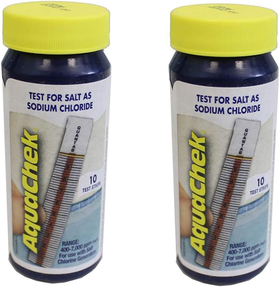 AquaChek 561141-02 Salt Water Test Strips for Swimming Pools, 10-Count, 2-Pack