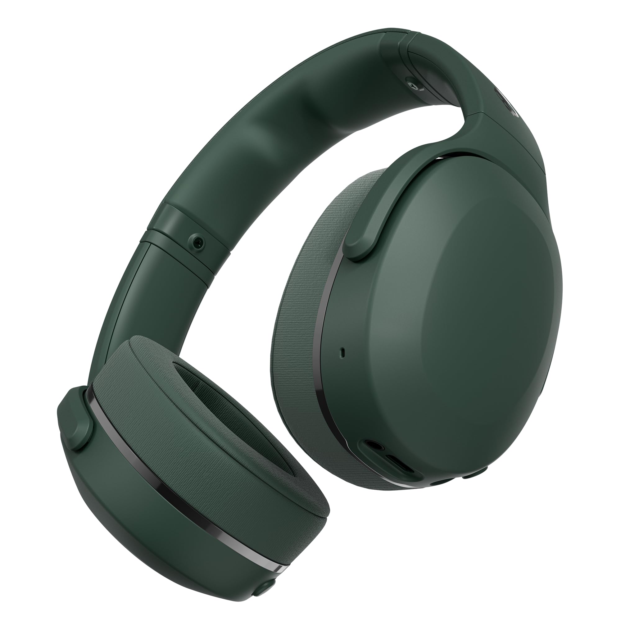 Skullcandy Crusher 540 Active Wireless Bluetooth Headphones with Multi-Sensory Bass, Noise Isolating Over-Ear Fit, Sweat and Water Resistant, 40 Hours Battery, Microphone for iPhone Android - Forest-image-33