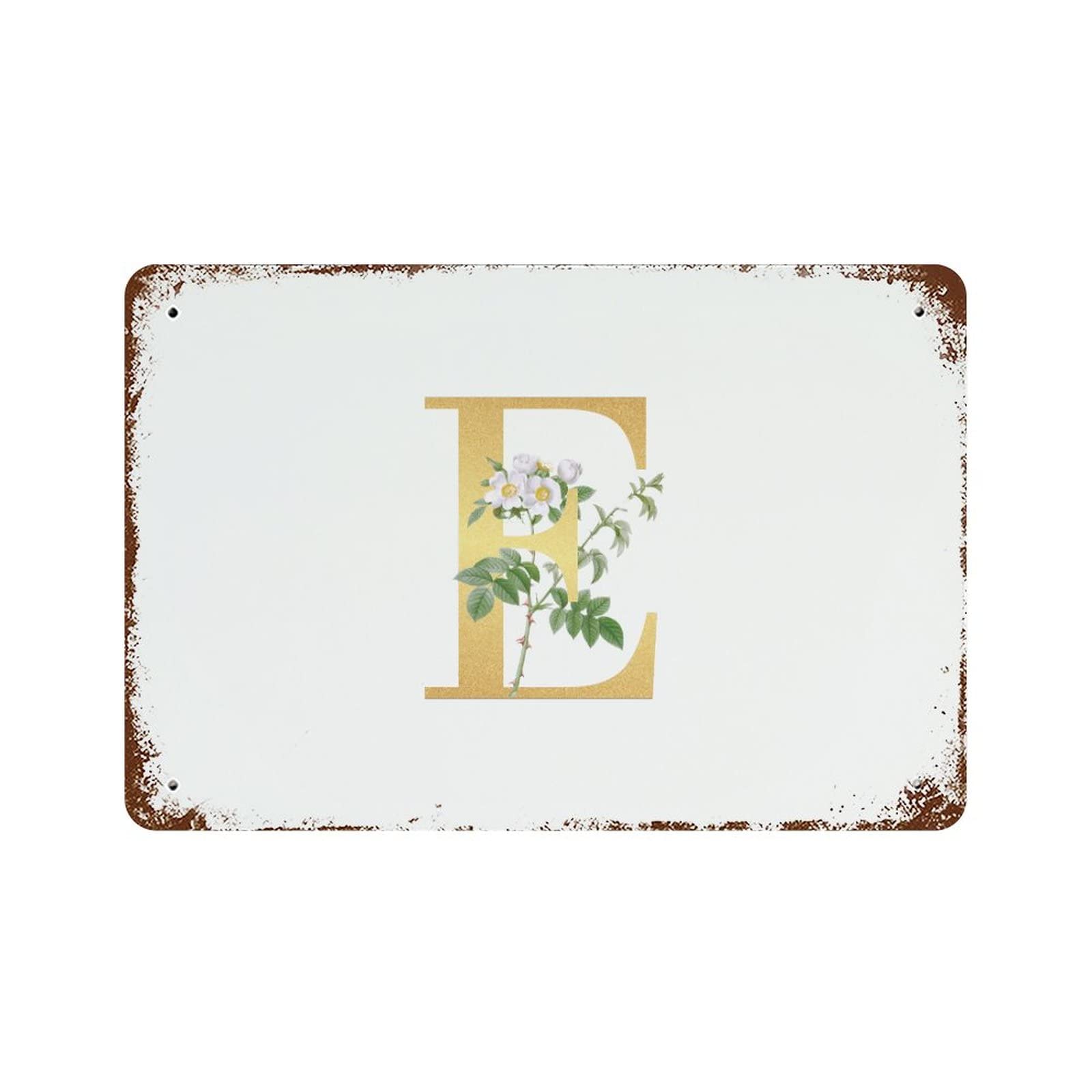 Lettre dorée en aluminium pour un cadeau de mariage rétro et chic